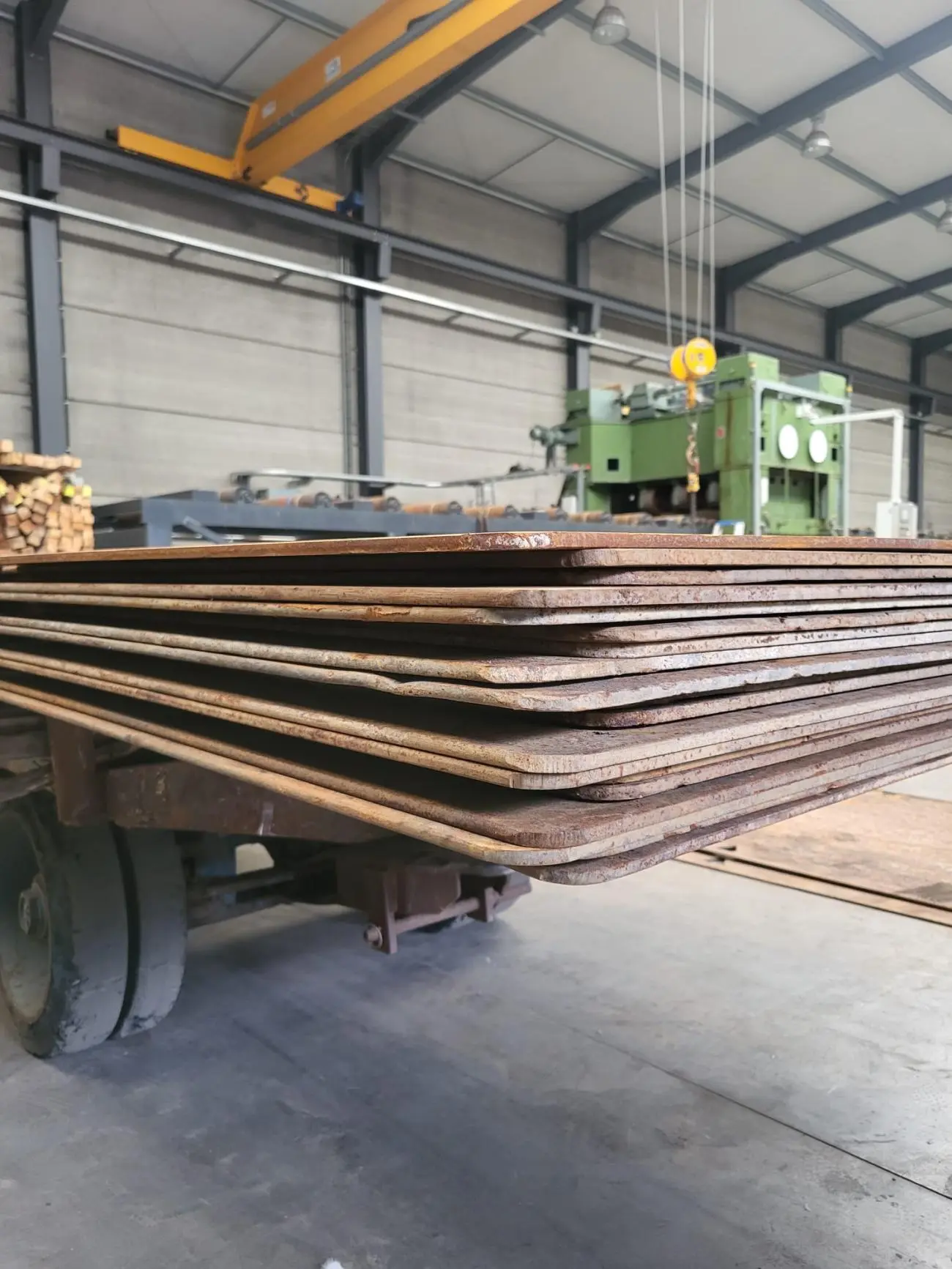 Stalen rijplaten walsen
