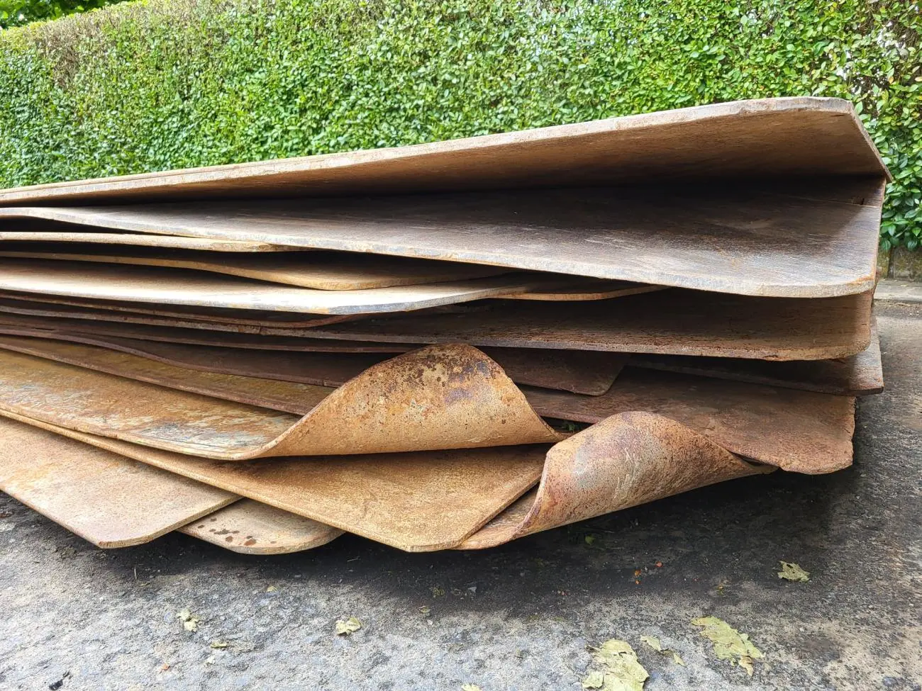 Kromgetrokken stalen rijplaten