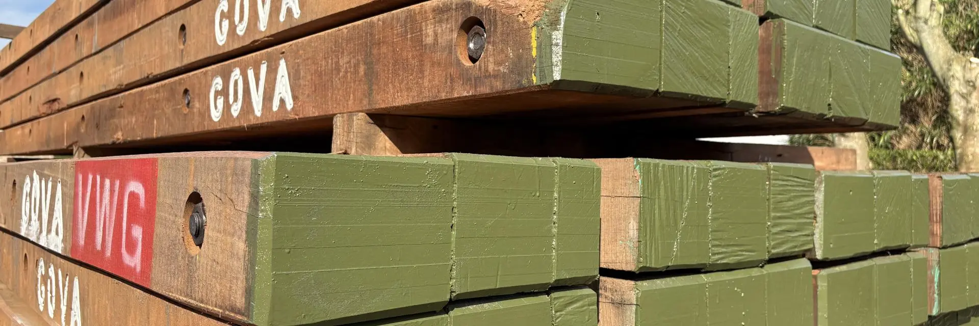 Houten dragline schotten huren